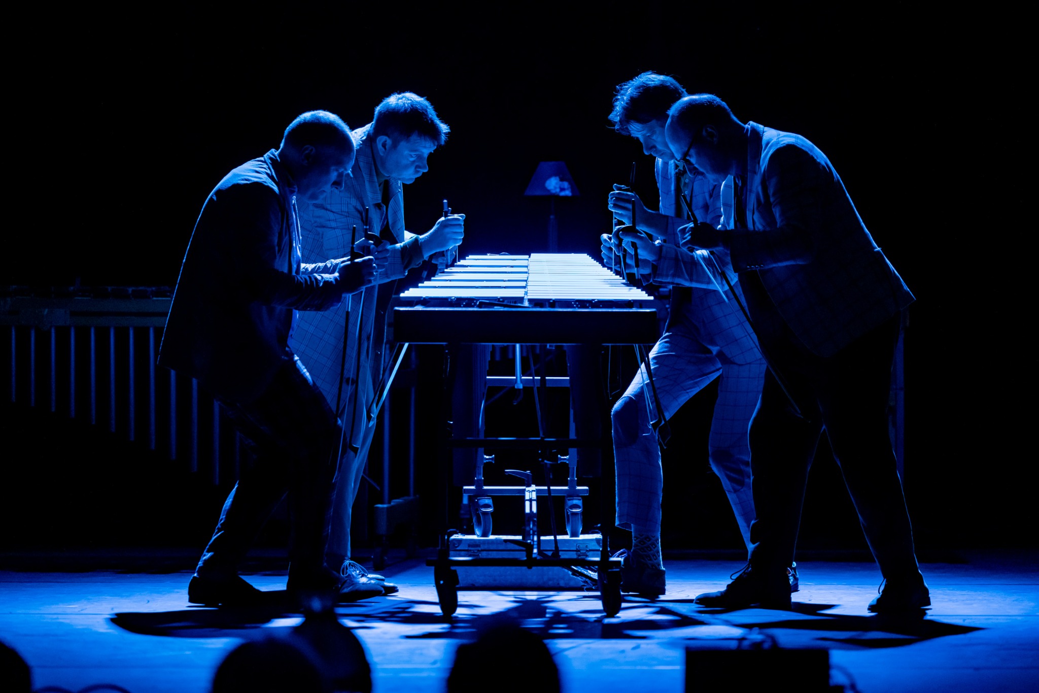 Quatuor Beat interprète Click’n Drums sur scène